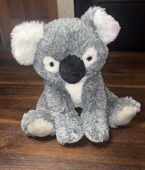 The Bear Factory Koala Bear Plush Stuffed Animal 12" Gray White Fuzzy Soft Toy